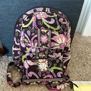 Vera Bradley backpack and wallet
